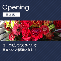 開店祝い 大田区 花屋エルシエロ